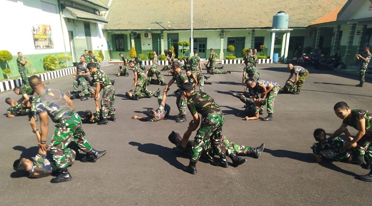 Kodim 0819/Pasuruan Gelar Latihan Bela Diri&nbsp;Taktis