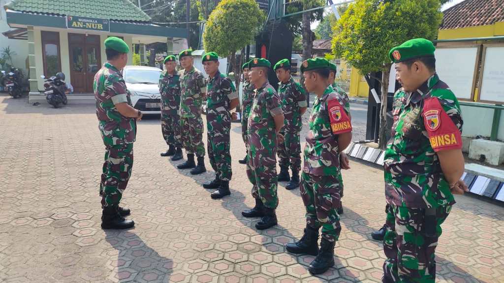 Danramil Jombang Pimpin Apel Pemberangkatan Cuti Gelombang&nbsp;II