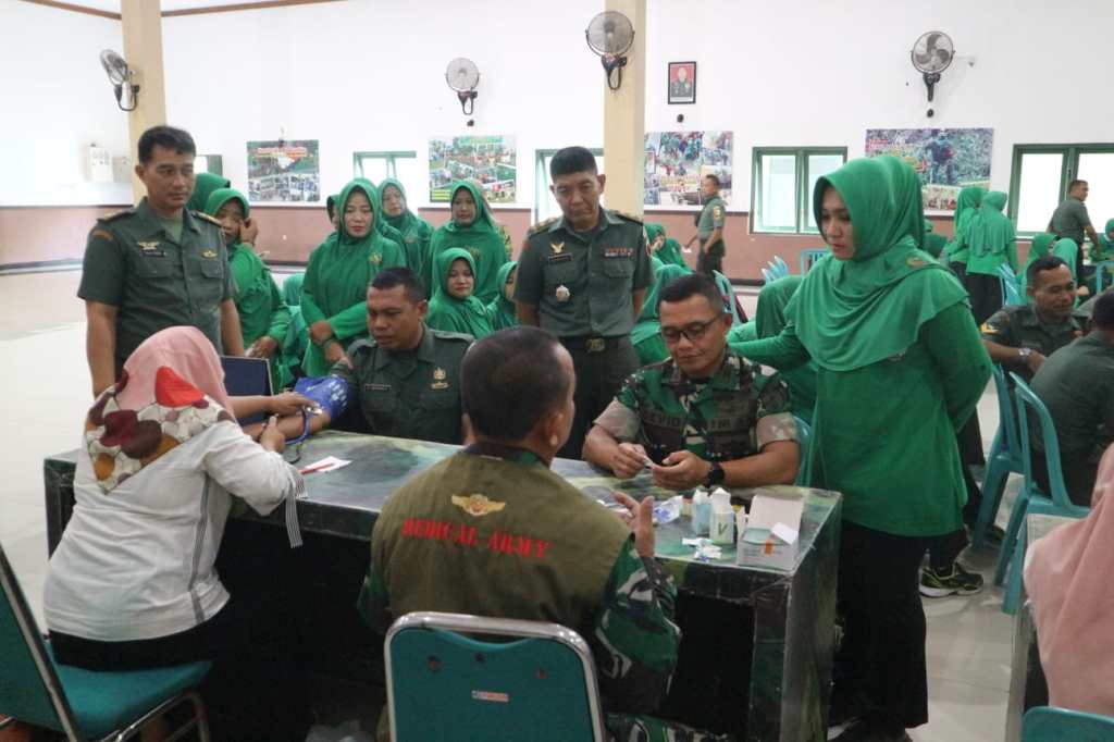 Kodim Jombang Gelar Posbindu PTM