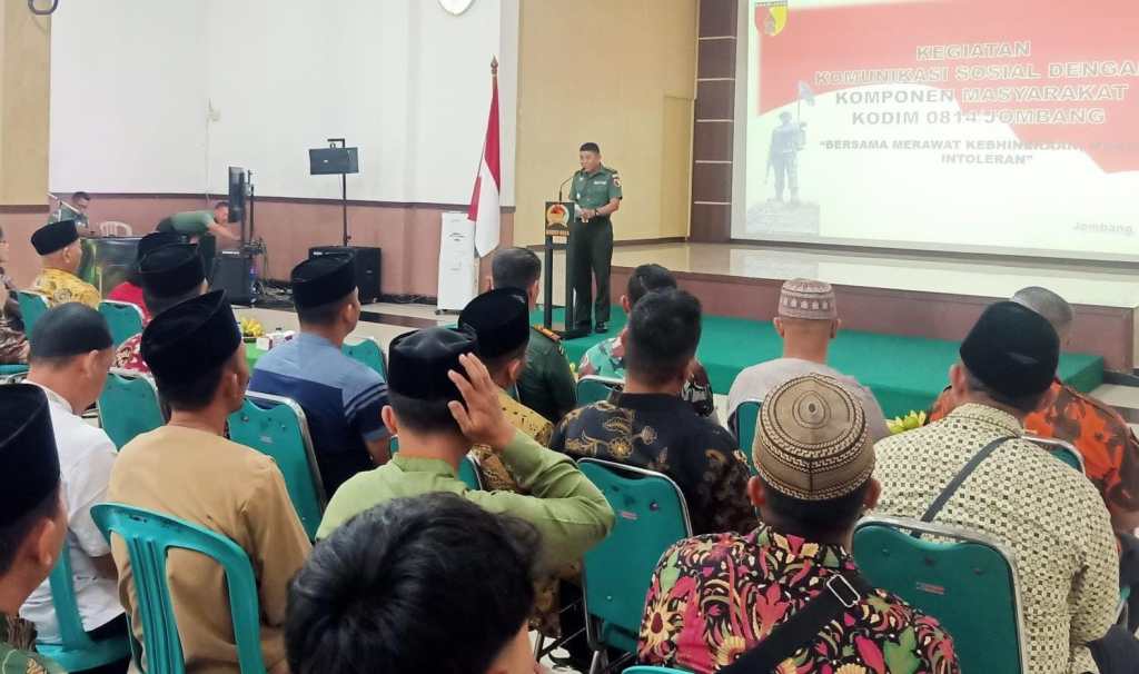 Kodim Jombang Komsos dengan Komponen&nbsp;Masyarakat