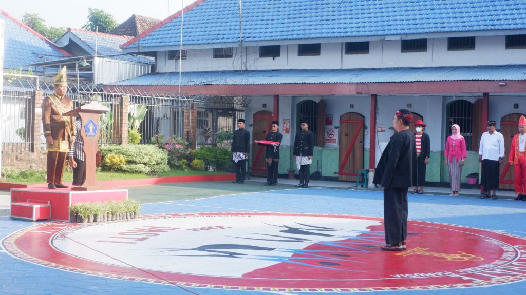 Lapas Kelas IIB Jombang Gelar Upacara Peringatan Hari Lahir Pancasila