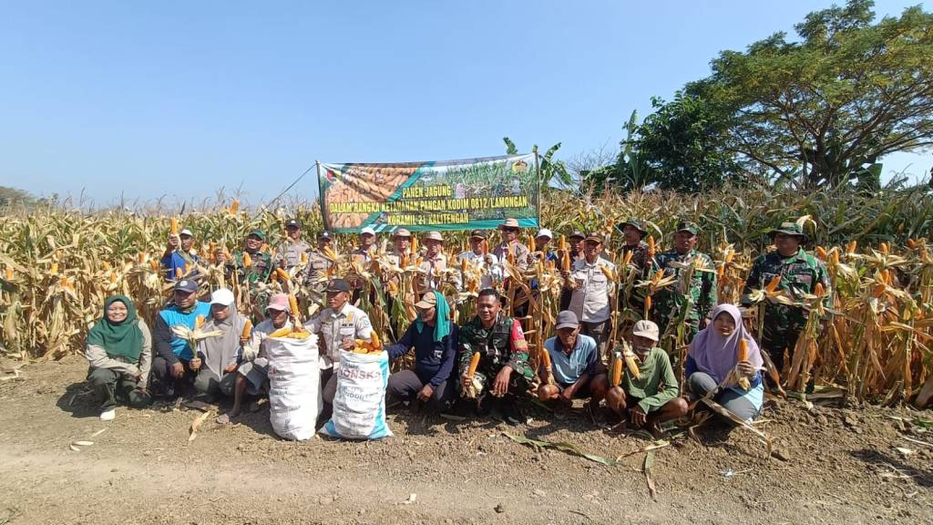 Koramil Babat Dukung Ketahanan Pangan Nasional