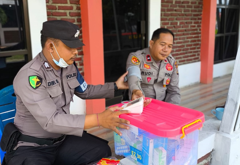 Personel Pengamanan Pilkada Polres Sigi Jalani Cek Kesehatan
